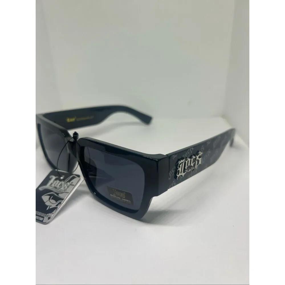 Locs Hardcore Shades Rectangular Sunglasses – UV Protection